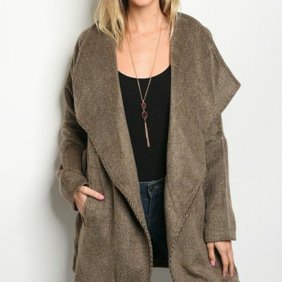Jackets & Blazers - Taupe Coat